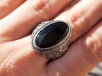 925 zilveren heren ring onyx maat 19,25 - Vanoli, Nieuw, Met edelsteen, Heer, Ophalen of Verzenden