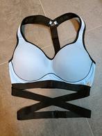 Hunkemöller sport bh zwart / blauw 80C, Kleding | Dames, Sportkleding, Blauw, Hunkemöller, Ophalen of Verzenden, Zo goed als nieuw