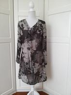 Sandwich grijze chiffon tuniek jurk, maat 38 M, Kleding | Dames, Blouses en Tunieken, Maat 38/40 (M), Ophalen of Verzenden, Grijs