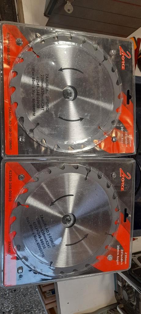2x Zaagblad 2-Force 230mm, Doe-het-zelf en Verbouw, Gereedschap | Zaagmachines, Nieuw, Cirkelzaag, 1200 watt of meer, 70 mm of meer