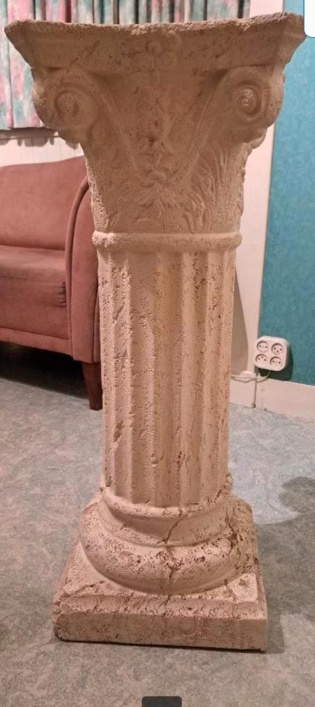 2 stenen zuilen/pilaren, Huis en Inrichting, Woonaccessoires | Zuilen en Pilaren, Gebruikt, Ophalen