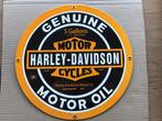 Harley Davidson emaille bordje, Ophalen of Verzenden, Gebruikt, Reclamebord