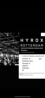 Ticket Hyrox Rotterdam Adaptive Men Zaterdag, Eén persoon