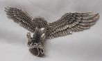 Prachtige zilveren grote adelaar hanger met slang nr.162, Ophalen of Verzenden, Dier, Zo goed als nieuw, Zilver