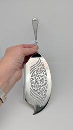 Hele zwaar Hollands zilveren visschep uit 1910!, Antiek en Kunst, Antiek | Goud en Zilver, Verzenden, Zilver