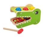 Muziek hamerbank xylofoon krokodil, Ophalen of Verzenden, Zo goed als nieuw