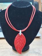 Kazuri ketting, Verzenden, Nieuw, Rood, Overige materialen