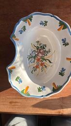 Scheerkom handbeschilderd antiek, Antiek en Kunst, Antiek | Keramiek en Aardewerk, Ophalen of Verzenden