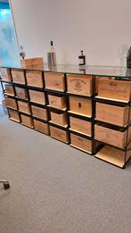 M-Rack Modulair wijnkistenrek - Stapelbaar, Huis en Inrichting, Woonaccessoires | Kisten, Ophalen, Nieuw, Metaal, 75 cm of meer