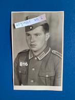 Duitse wehrmacht gefreiter  met schuitje -B16 -orgineel WO2, Verzamelen, Foto of Poster, Duitsland, Landmacht, Verzenden
