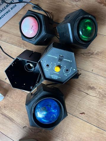 Disco Lampen Set (vintage) beschikbaar voor biedingen