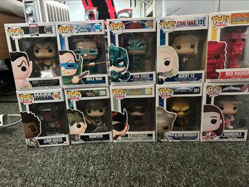 Verschillende losse Funko pops (zie beschrijving) beschikbaar voor biedingen