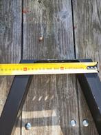 Onderstel pootjes staal voor bv tafel of boomstamplank, Ophalen, Nieuw, Rechthoekig, 50 tot 100 cm