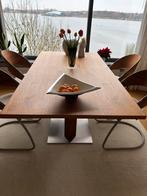 Musterring eettafel 100 cm x 190 cm uitschuifbaar., Zo goed als nieuw, 150 tot 200 cm, Rechthoekig, 50 tot 100 cm