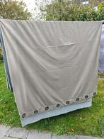 1 zandkleurig fluweelzacht verduisteringsgordijn, 200 cm of meer, Beige, 150 tot 200 cm, Ophalen of Verzenden