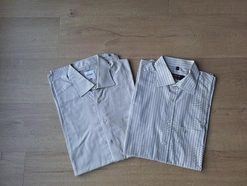 overhemden maat 43 Olymp + Eterna, Kleding | Heren, Overhemden, Gedragen, Halswijdte 43/44 (XL), Overige kleuren, Ophalen of Verzenden