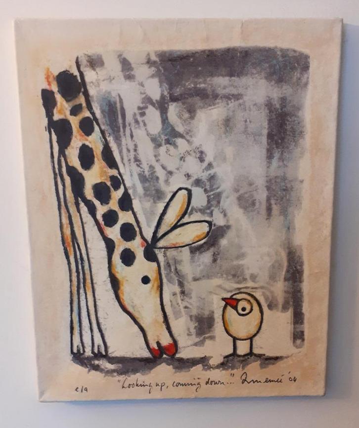 Hans Innemee 'Looking up, coming down'', Antiek en Kunst, Kunst | Litho's en Zeefdrukken, Ophalen of Verzenden