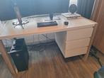 Mooi groot wit bureau, buro., Ophalen, Gebruikt, Bureau