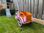 Bakfiets kind CANGOO roze, Ophalen, Zo goed als nieuw, Kinderkar, Minder dan 20 kg
