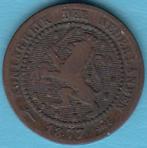 Nederland 1 cent 1877 Willem III in munthouder, Postzegels en Munten, Munten | Nederland, Ophalen of Verzenden, Koning Willem III