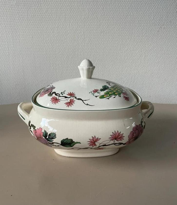 Porseleinen dekschaal Myott Meakin England, Antiek en Kunst, Antiek | Schalen, Ophalen of Verzenden