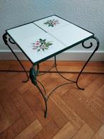 Plantentafeltje met tegeltjes, Huis en Inrichting, Woonaccessoires | Zuilen en Pilaren, Ophalen, Gebruikt