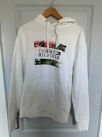 Zgan witte hoodie trui Tommy Hilfiger mt. L, Ophalen of Verzenden, Zo goed als nieuw, Wit