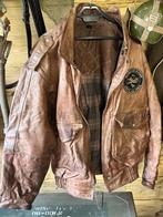 Vintage Leren Pilotenjas – USAAF WW2, Ophalen of Verzenden, Gedragen, Maat 56/58 (XL), Bruin