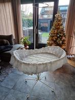 Mooie brocante witte wieg met kant, Ophalen, Gebruikt, Wieg