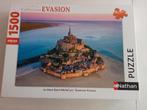 Puzzel Mont Saint Michel, Ophalen of Verzenden, 500 t/m 1500 stukjes, Zo goed als nieuw, Legpuzzel