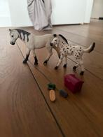 Schleich Paarden met Poetskist, Ophalen of Verzenden, Zo goed als nieuw, Overige typen