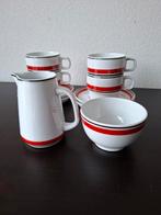 Vintage Ikea Spal kop en schotels met roomstel, Huis en Inrichting, Ophalen of Verzenden, Zo goed als nieuw, Overige stijlen, Kop(pen) en/of Schotel(s)