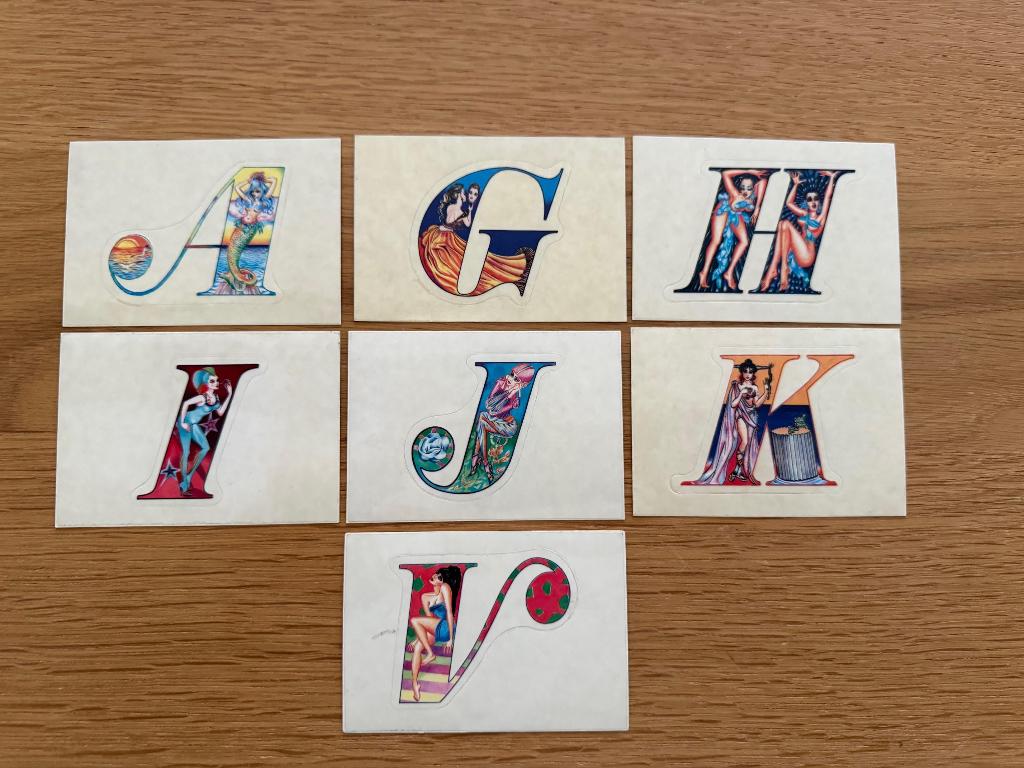 Panini fantastickers div letters, Ophalen, Zo goed als nieuw, Plaatje