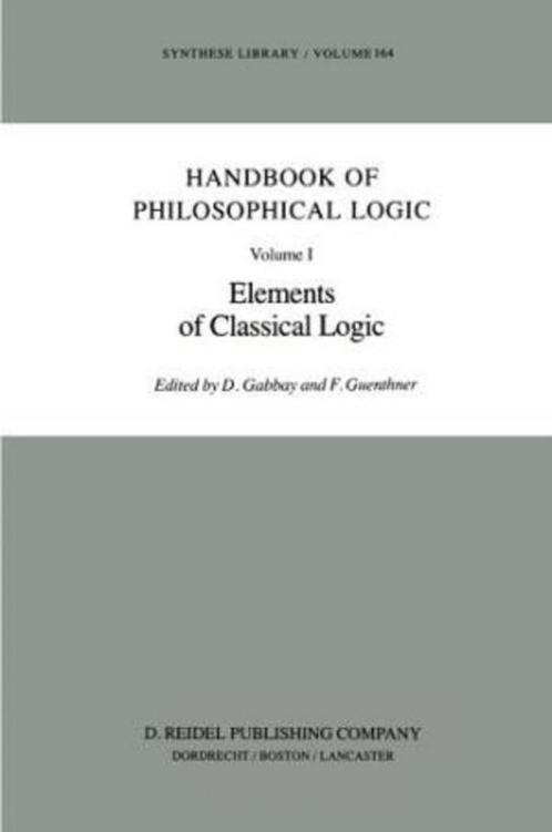 Handbook of Philosophical Logic: Volume I, Boeken, Filosofie, Nieuw, Ophalen of Verzenden