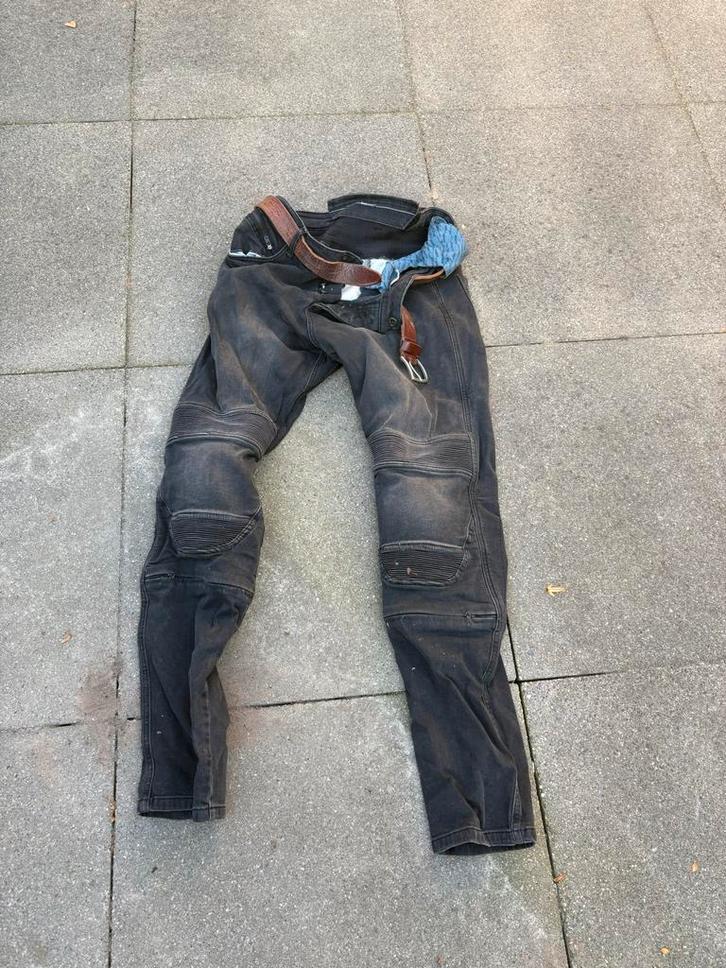 Kevlar Motorjeans - Veilig & Stijlvol!, Kleding | Heren, Broeken en Pantalons, Gedragen, Overige maten, Zwart, Ophalen of Verzenden