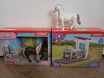 Schleich 3 sets met poppetje, paardenbox & 3 paarden Nieuw!, Ophalen of Verzenden, Nieuw, Paard, Beeldje of Figuurtje
