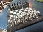 Design schaakspel met marmeren bord, Hobby en Vrije tijd, Gezelschapsspellen | Bordspellen, Ophalen, Alu@germany.de, Alu, Een of twee spelers
