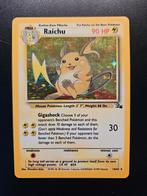 Raichu holo fossil 14/62, Hobby en Vrije tijd, Verzamelkaartspellen | Pokémon, Ophalen of Verzenden, Gebruikt, Losse kaart, Foil