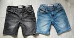 Zwarte & blauwe VINGINO jeans short maat 98, Kinderen en Baby's, Kinderkleding | Maat 98, Broek, Verzenden, Zo goed als nieuw
