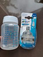 Philips Avent fles 250 ml brede hals, Ophalen of Verzenden, Zo goed als nieuw, Overige typen