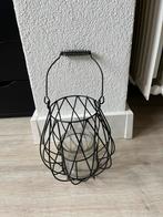 3 windlichten, Ophalen of Verzenden, Zo goed als nieuw, Overige materialen, Minder dan 25 cm