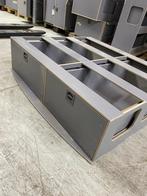 Grijs ladesysteem met 2 lades, Ophalen, 1 of 2 laden, 75 cm of meer, 50 tot 100 cm