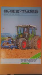 Folder Fendt werktuigdrager 390 GTA, 395 GTA en 395 GHA, Ophalen of Verzenden, Gelezen, Tractor en Landbouw