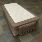 Hastens boxspring, Ophalen, Eenpersoons, 210 cm, Grijs