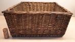 Vierkante rieten mand, hoogte 14cm, binnen diam boven 28cm, Rond, Ophalen of Verzenden, Aardewerk, Binnen