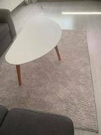 Te koop salontafel 60x120, Huis en Inrichting, Stoffering | Tapijten en Kleden, 100 tot 150 cm, Wit, Zo goed als nieuw, Rechthoekig