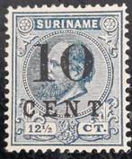 Suriname 1898 - nvph 29 - Willem III met opdruk, Postzegels en Munten, Postzegels | Suriname, Verzenden, Postfris
