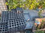 Tuintegels grastegels en betontegels. Kleur antraciet, grijs, Tuin en Terras, Tegels en Klinkers, Nieuw, Ophalen of Verzenden