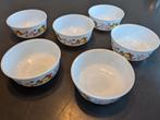 Vintage Arcopal dessert schaaltjes 6x, Ophalen of Verzenden