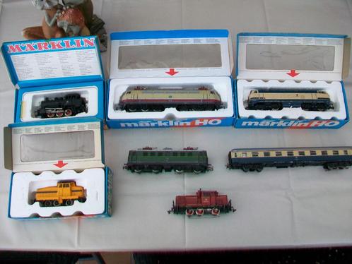 6 locs Marklin in een goede staat, Hobby en Vrije tijd, Modeltreinen | H0, Gebruikt, Locomotief, Wisselstroom, Märklin, Analoog